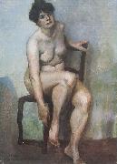 Lovis Corinth Nude Female Spain oil painting artist
